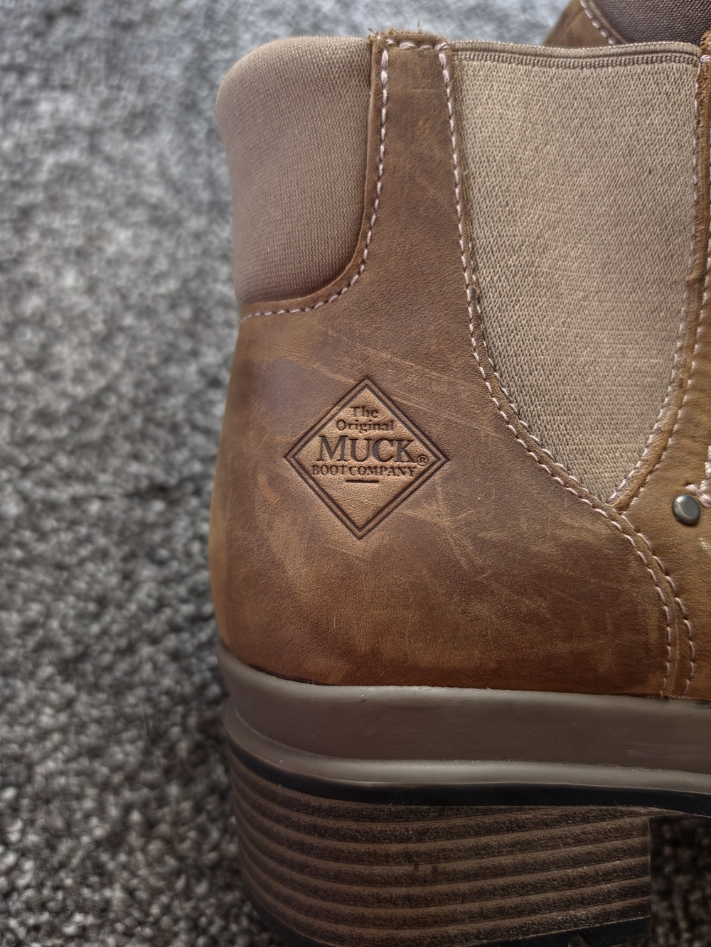 The Muck Boot Company Women's Brown Chelsea Ankle Boots - Picture 2 of 6